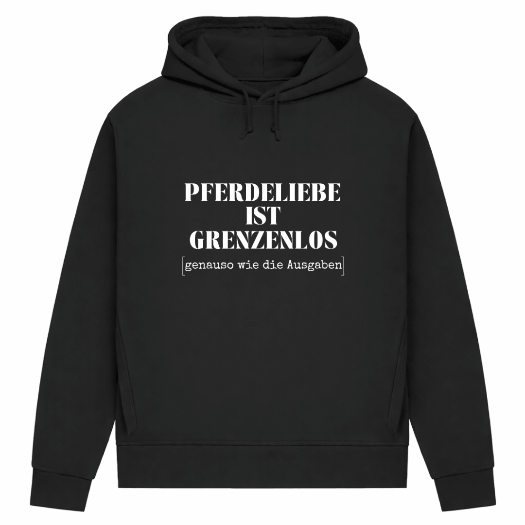 Ohne Pferd– Hoodie aus Bio-Baumwolle für Damen