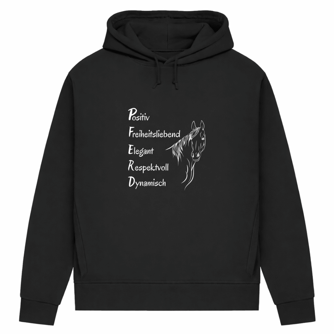 Seelenpferd - Hoodie aus Bio-Baumwolle für Damen