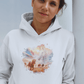 Liebe zu Pferden - Bio-Hoodie für Damen