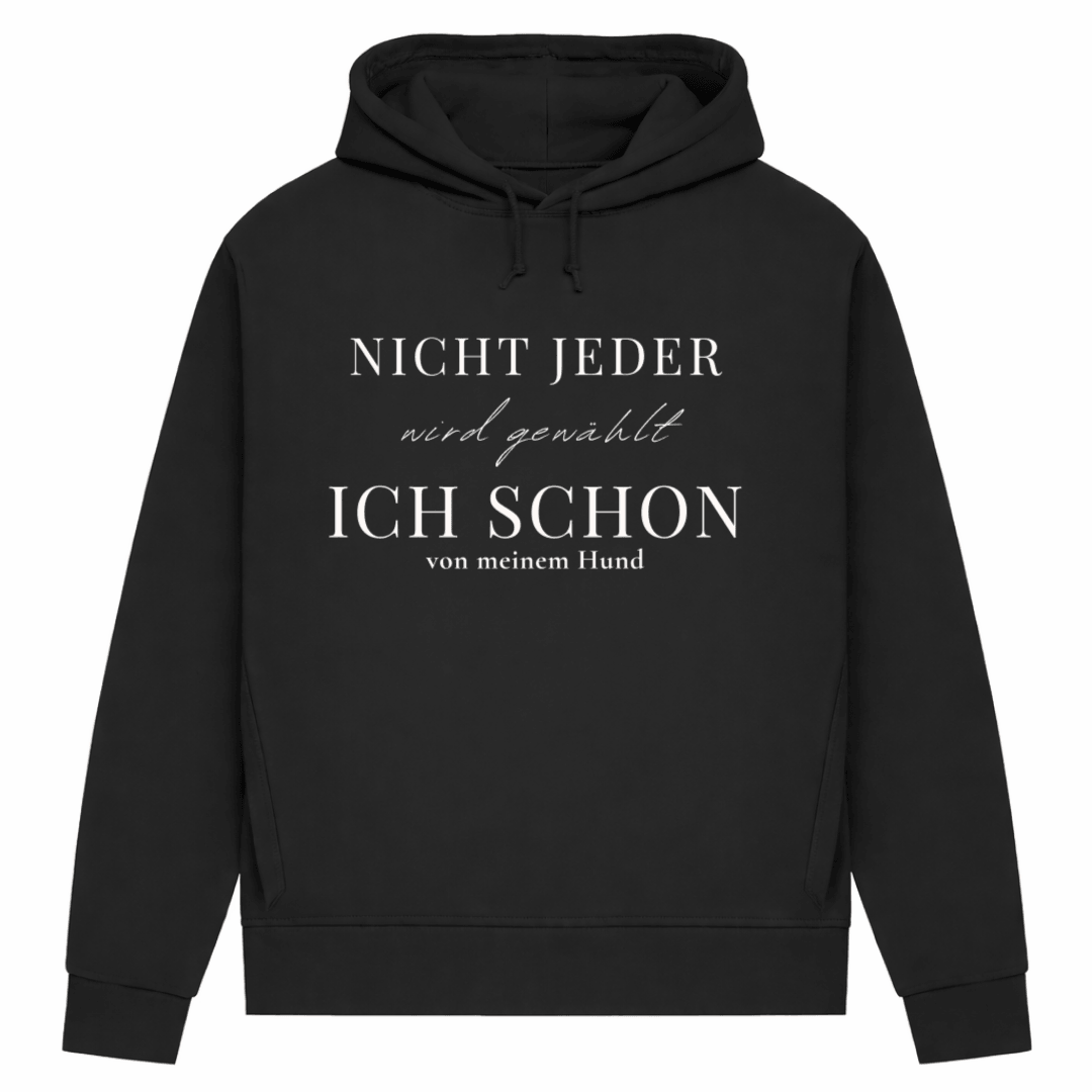 Vom Hund erwählt – Hoodie aus Bio-Baumwolle für Damen