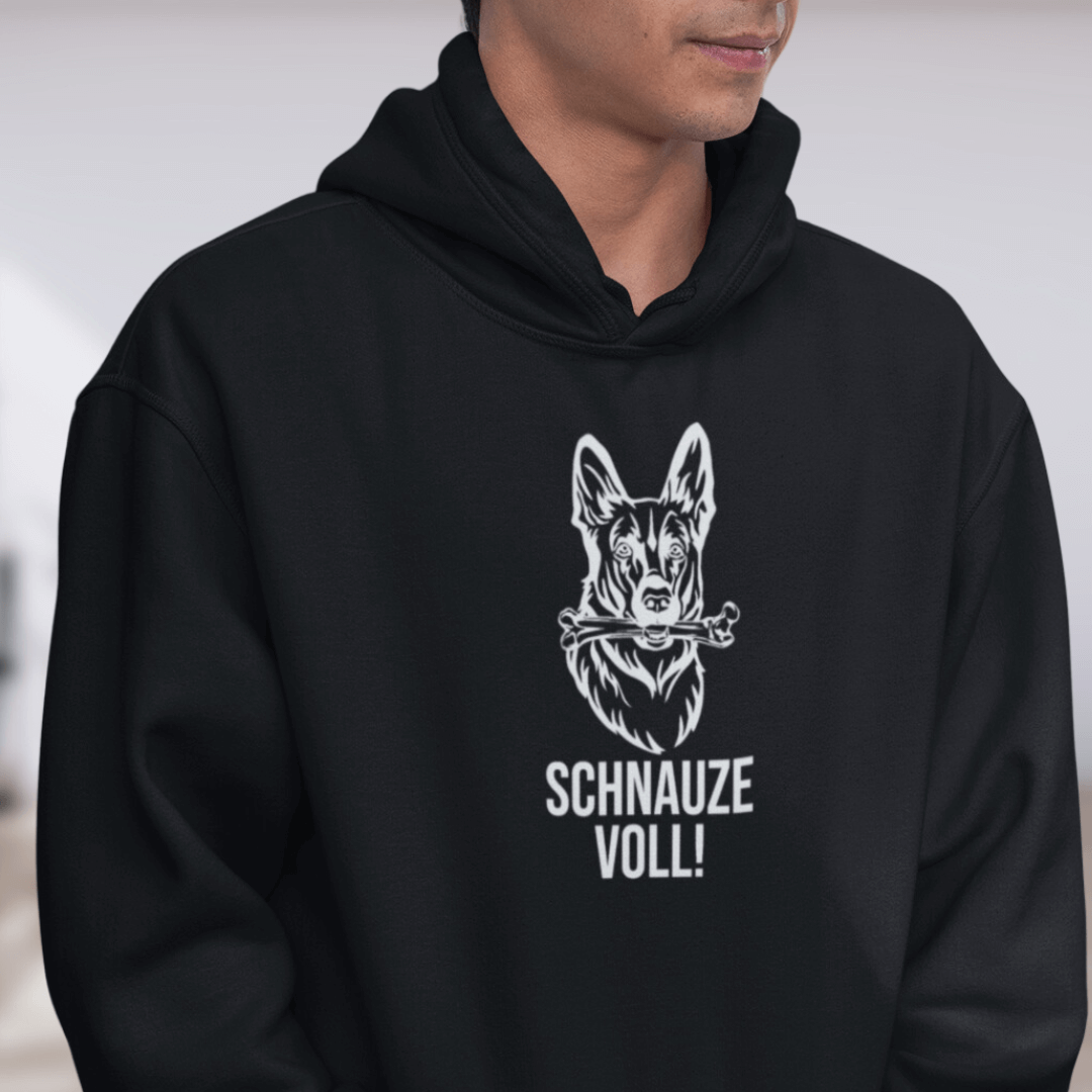 Schnauze Voll - Bio-Hoodie für Herren