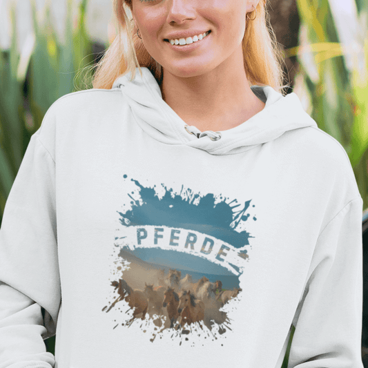 Pferdeliebe - Bio-Hoodie für Damen