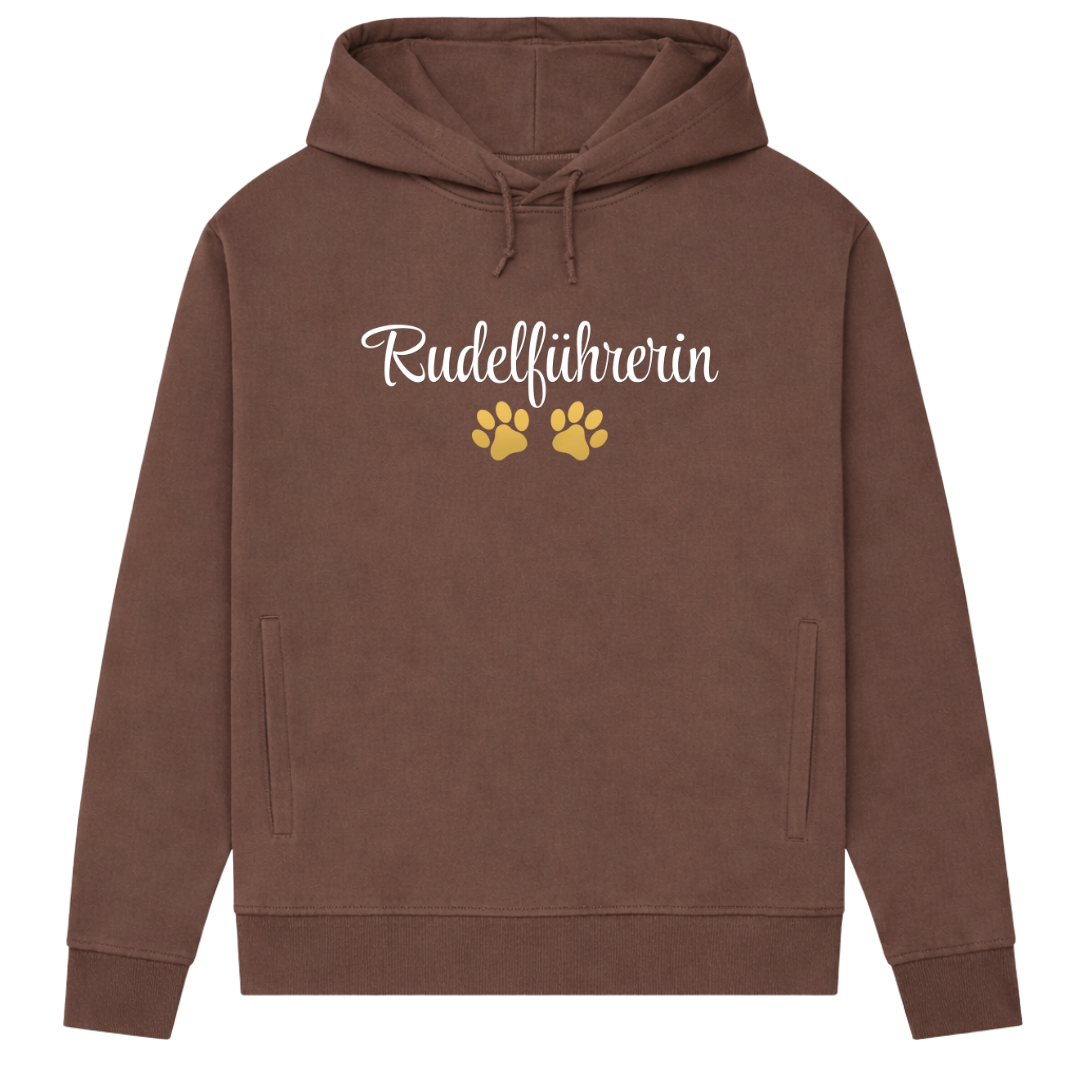 Rudelführerin– Hoodie aus Bio-Baumwolle für Damen