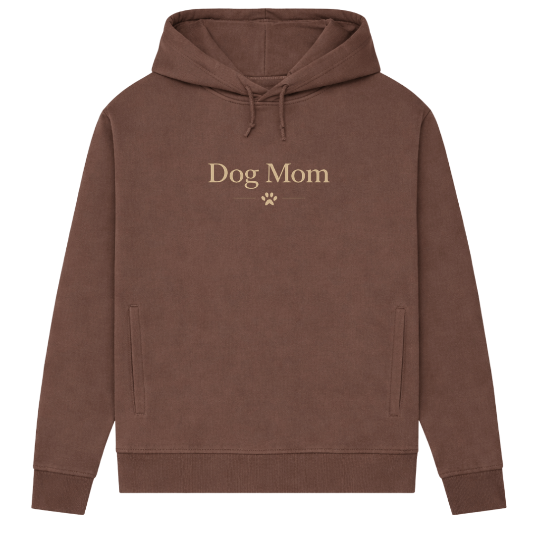 Dog Mom – Hoodie aus Bio-Baumwolle für Damen