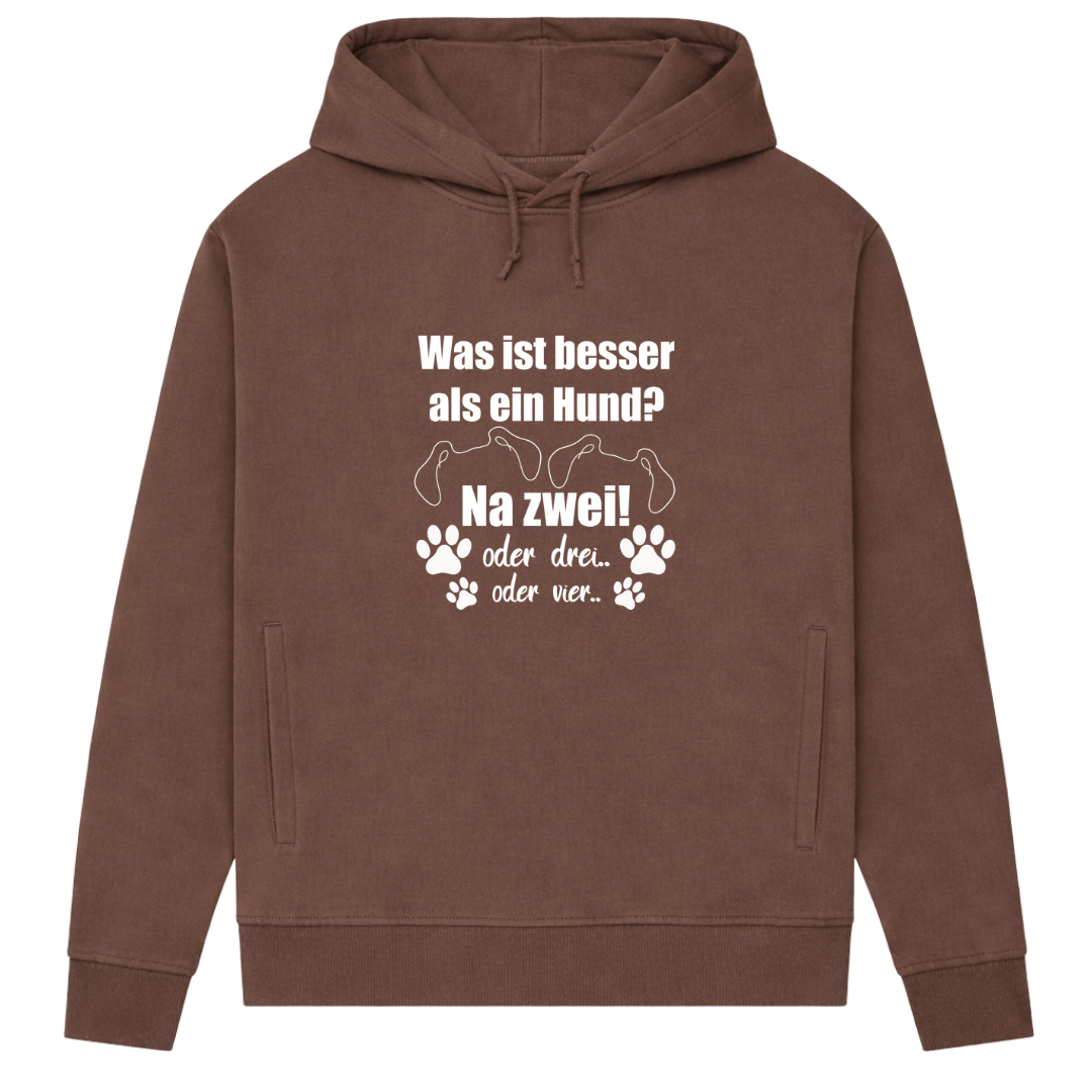 Je Mehr Desto Besser– Hoodie aus Bio-Baumwolle für Damen