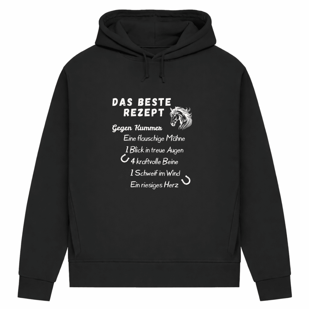 Herzensrezept  – Hoodie aus Bio-Baumwolle für Damen