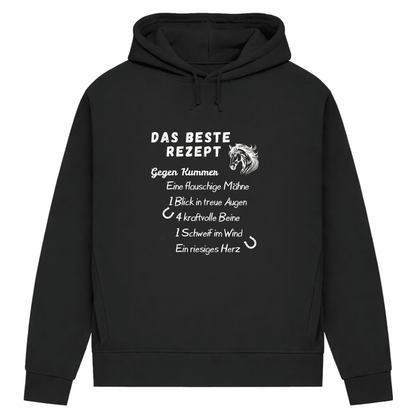Herzensrezept  – Hoodie aus Bio-Baumwolle für Damen