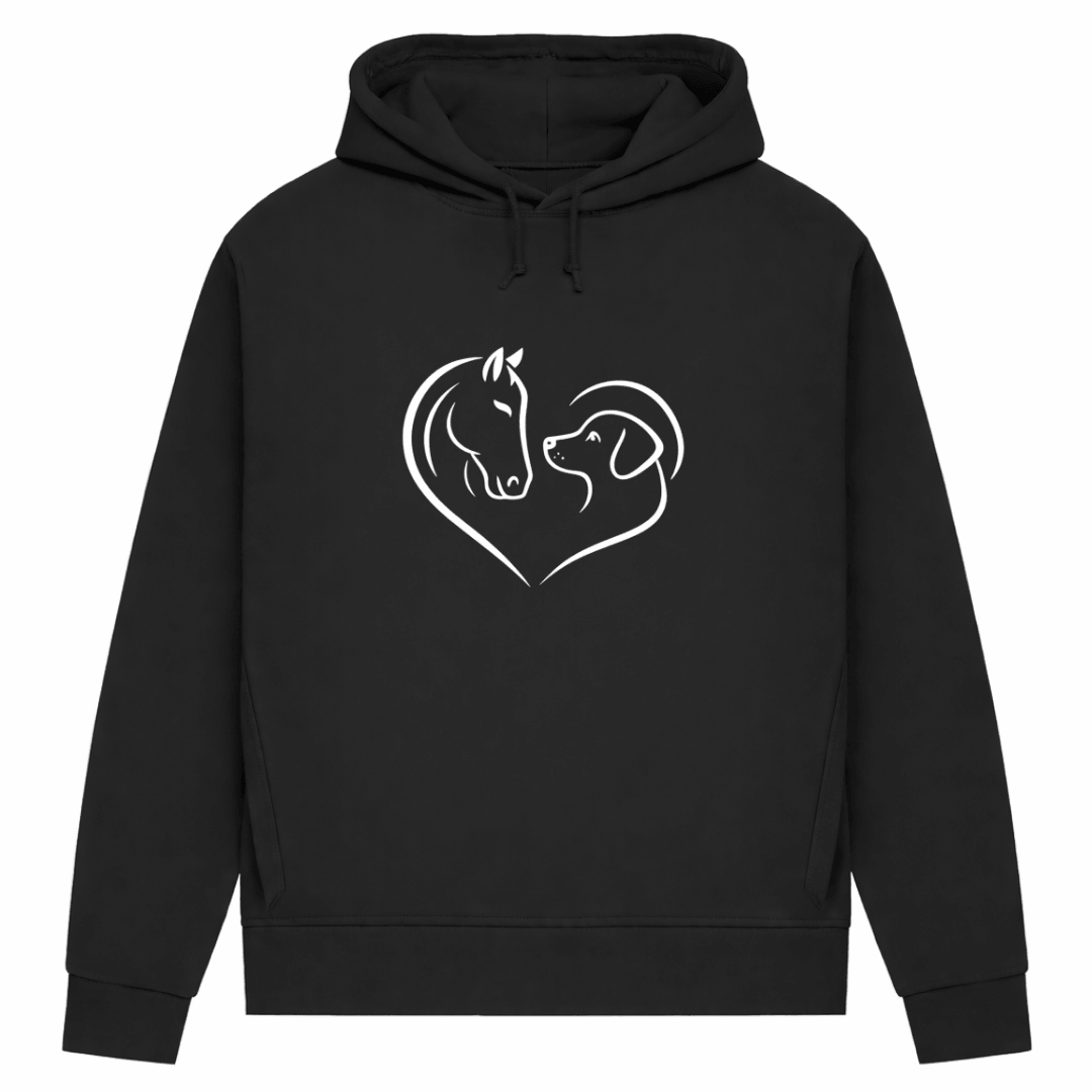 Herzensfreunde - Hoodie aus Bio-Baumwolle für Damen