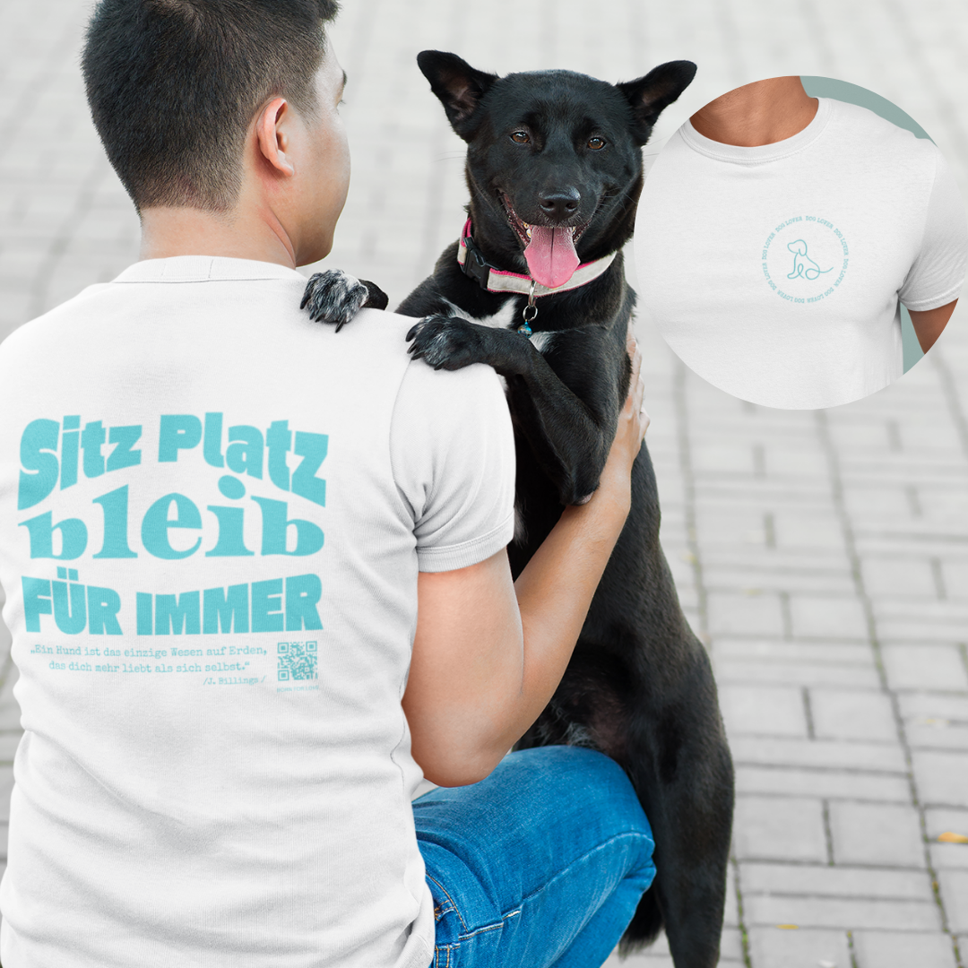 Dog Lover - T-Shirt für Herren | Beidseitig
