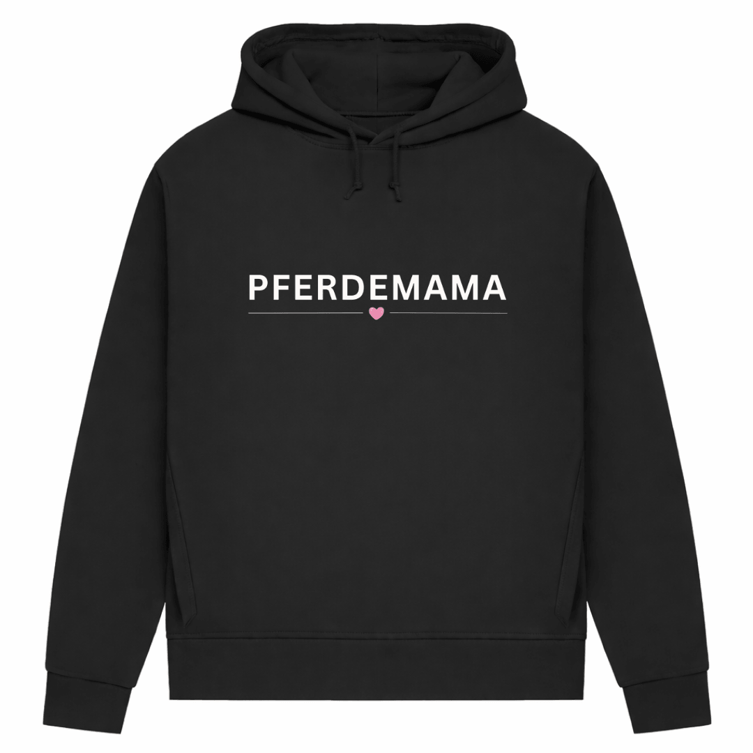 Pferdemama – Hoodie aus Bio-Baumwolle für Damen