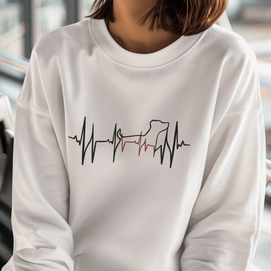 Lebenslinie  – Bio-Sweatshirt für Damen