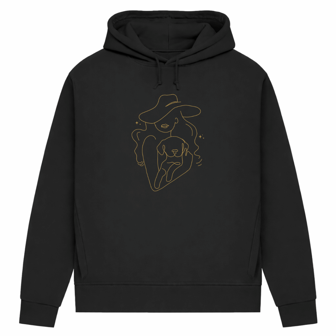 Umarmung – Hoodie aus Bio-Baumwolle für Damen