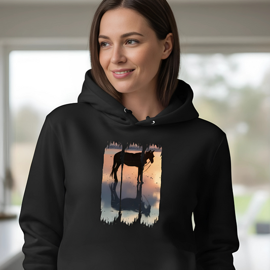 Magic Sunset - Bio-Hoodie für Damen