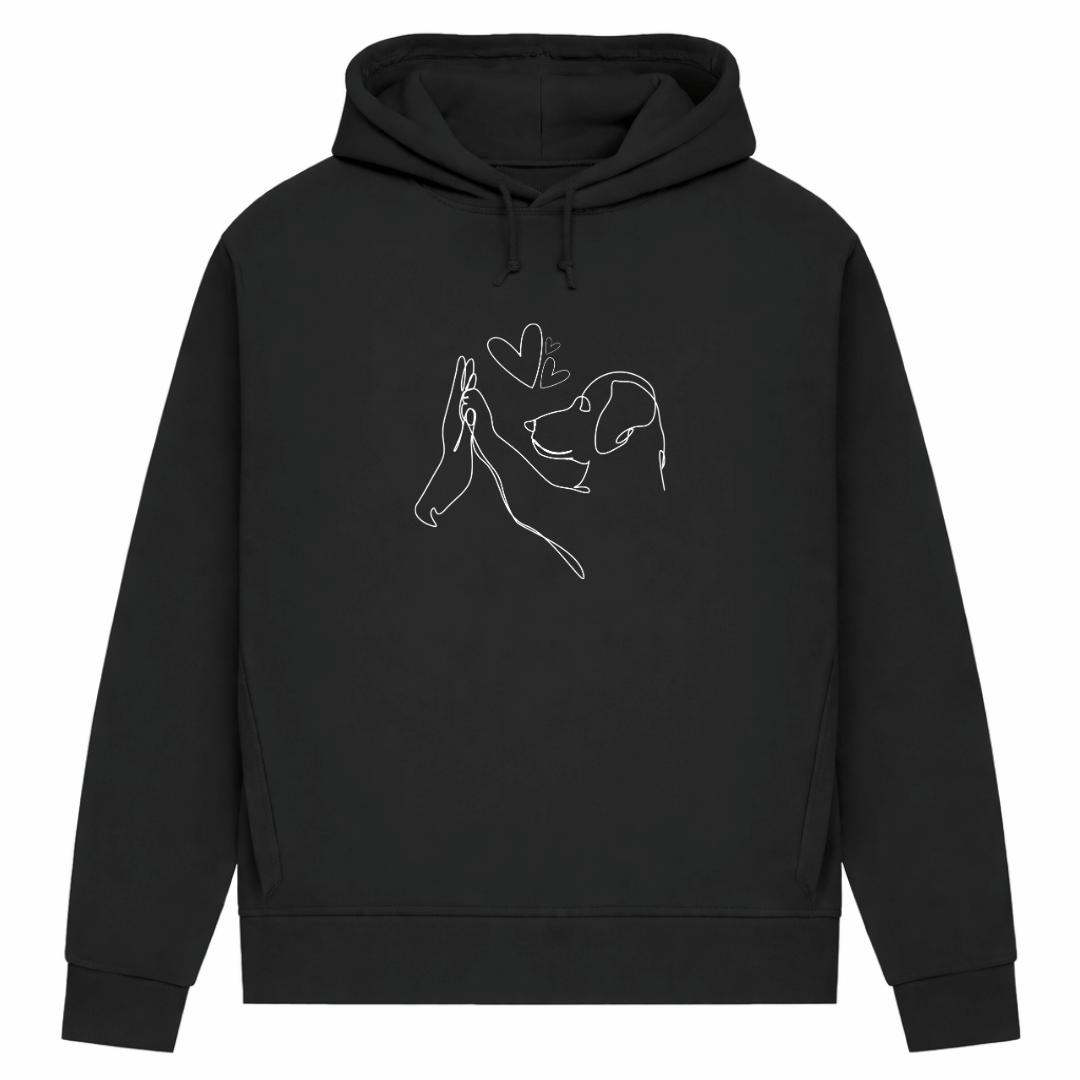 Wahre Liebe – Hoodie aus Bio-Baumwolle für Damen