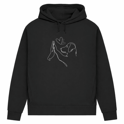 Wahre Liebe – Hoodie aus Bio-Baumwolle für Damen