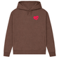 Pfötchen Im Herz– Hoodie aus Bio-Baumwolle für Damen