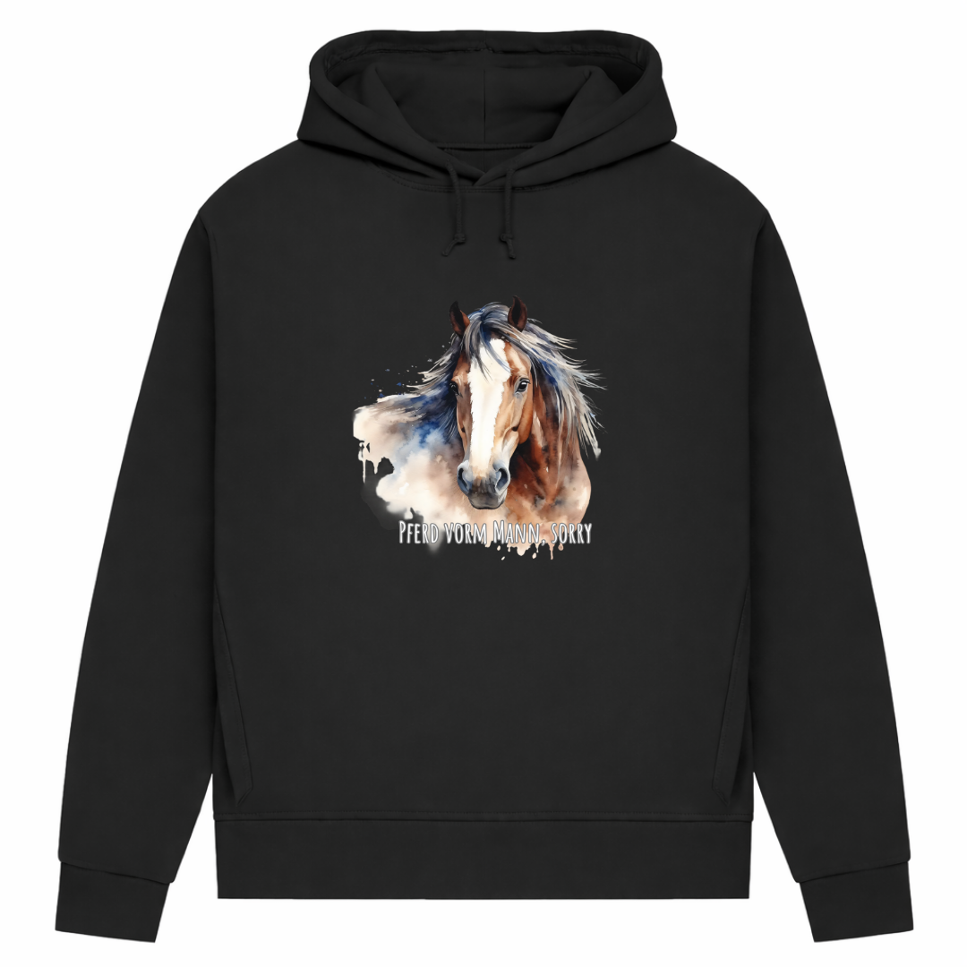 Pferd - Hoodie aus Bio-Baumwolle für Damen