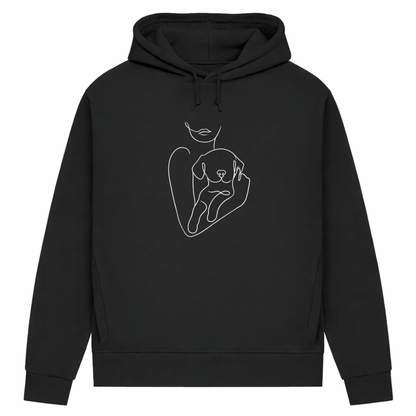 Welpenliebe – Hoodie aus Bio-Baumwolle für Damen