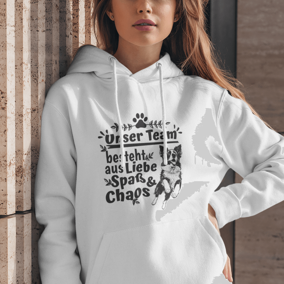 Unser Team - Bio Hoodie für Damen