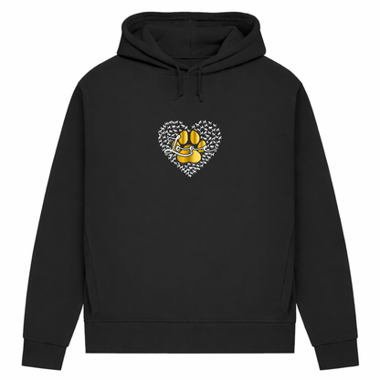 Love Dog– Hoodie aus Bio-Baumwolle für Damen