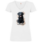 Labradorliebe - V-Shirt für Damen