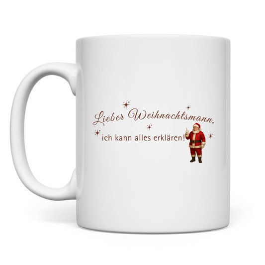 Lieber Weihnachtsmann - Tassen