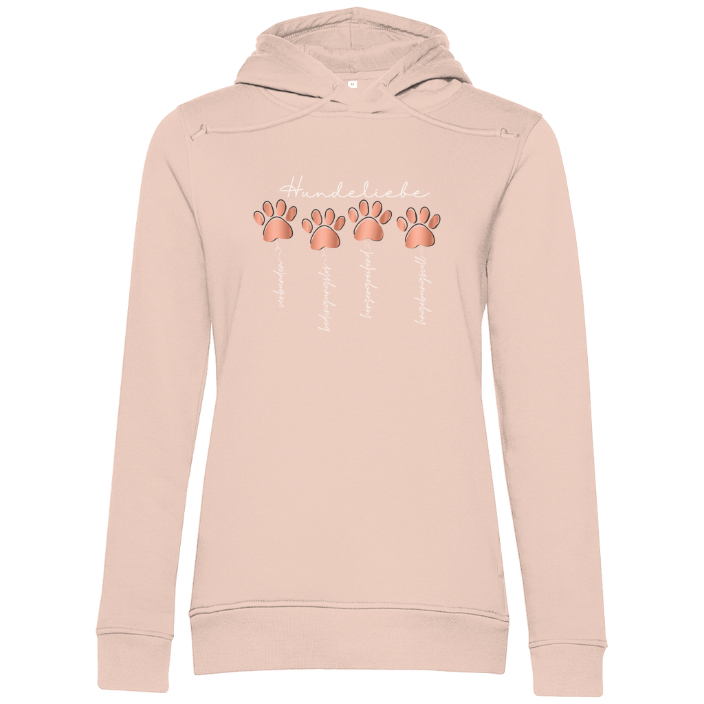 Hundeliebe - Bio-Hoodie für Damen