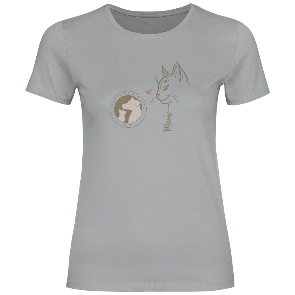 Strays of Streets - Meow - T-Shirt für Damen