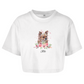 Flower Chihuahua - Oversize Crop Top - Dein Wunschtext