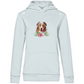 Flower Australian Shepherd - Bio-Hoodie für Damen