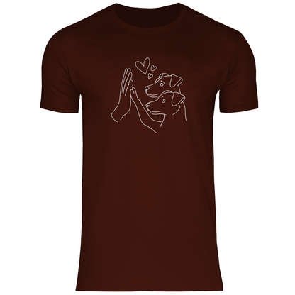Herren T-Shirt Doppeltes Glück