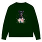 Flower Schnauzer - Bio-Sweatshirt für Damen