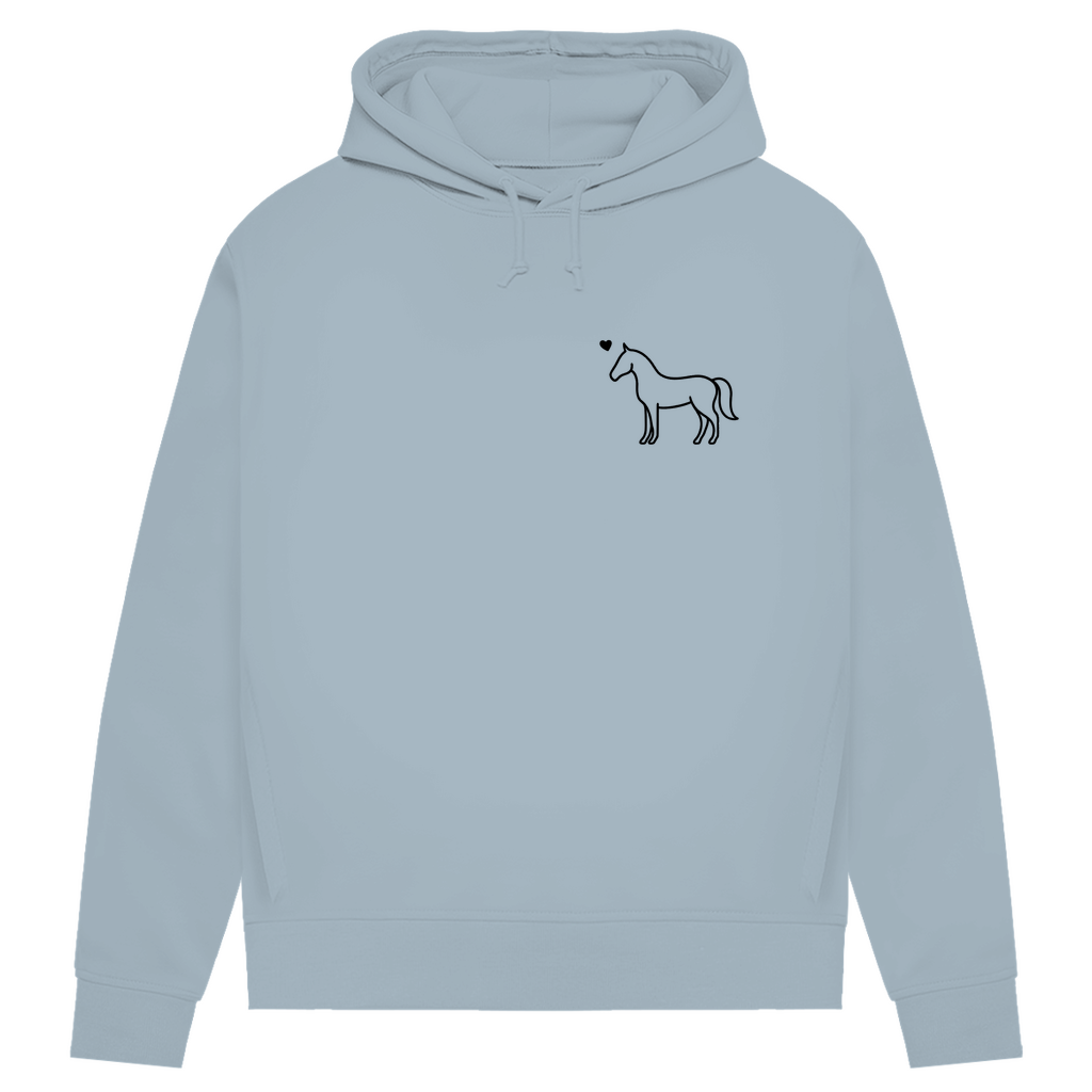 Eleganz mit Herz - Bio-Hoodie für Damen