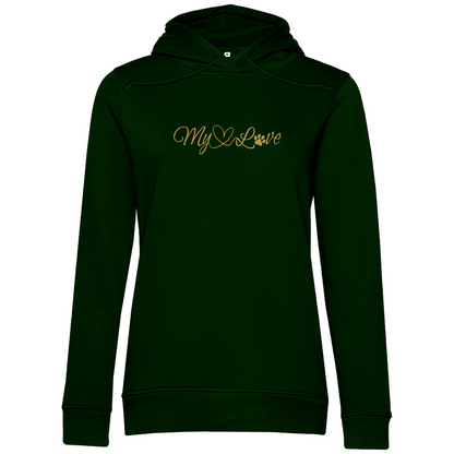 My Love - Bio-Hoodie für Damen