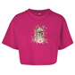 Flower Chihuahua - Oversize Crop Top für Damen