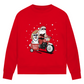 Biker Santa - Bio-Sweatshirt für Damen
