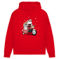 Biker Santa- Bio-Hoodie für Damen