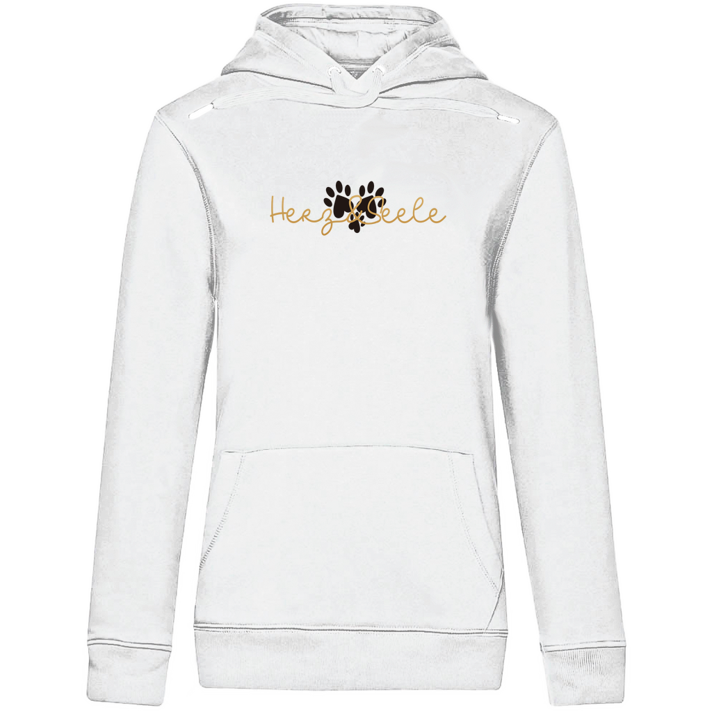 Herz und Seele -Bio-Hoodie für Damen