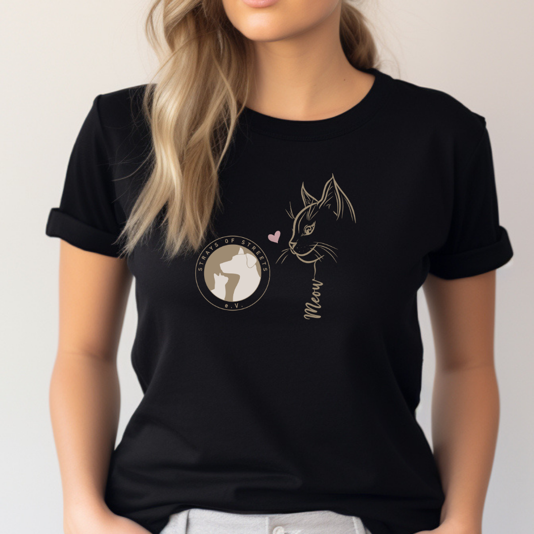 Strays of Streets - Meow - T-Shirt für Damen