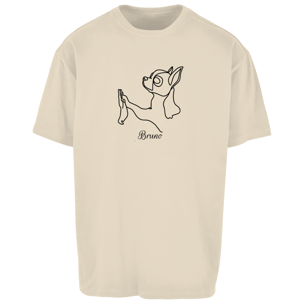 Chihuahua Team - Oversize T-Shirt - Unisex - Dein Wunschtext