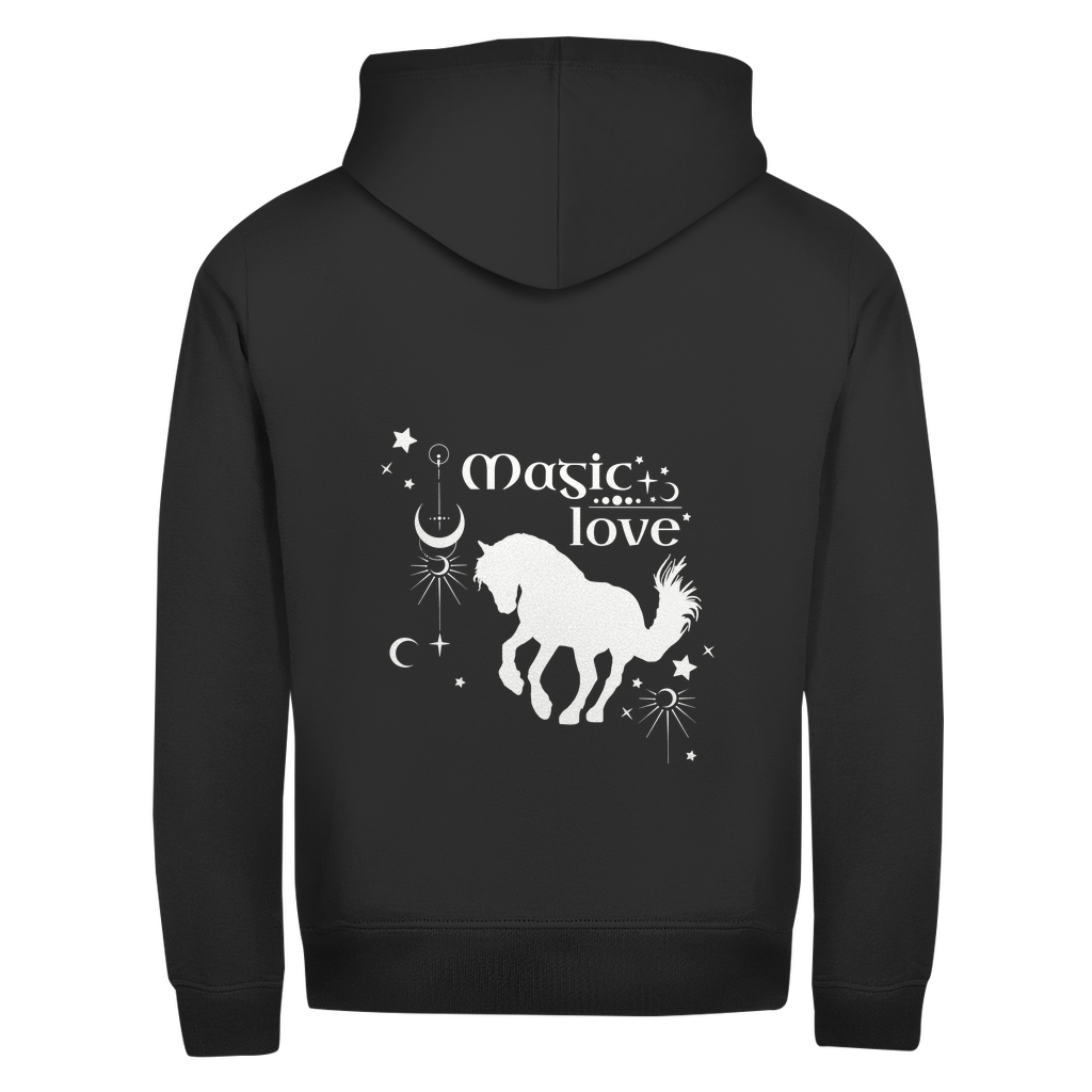 Magic - Zipper-Hoodie Unisex | Rückendruck