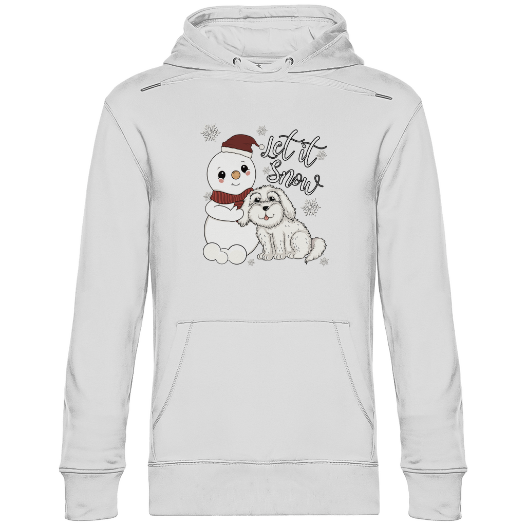 Let it snow - Bio-Hoodie für Herren