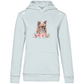 Flower Chihuahua - Bio-Hoodie für Damen