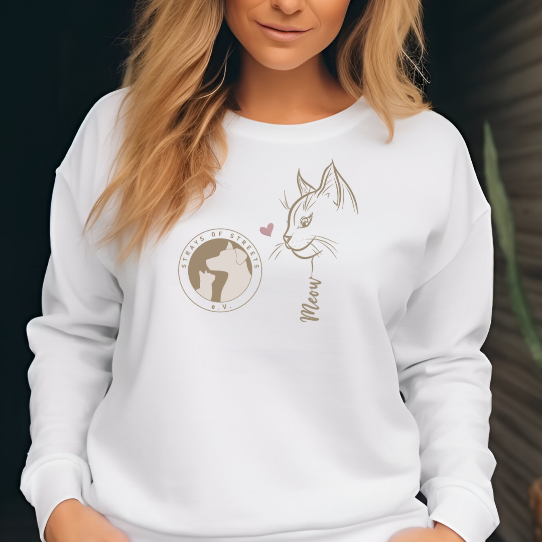 Strays of Streets Meow - Sweatshirt für Damen