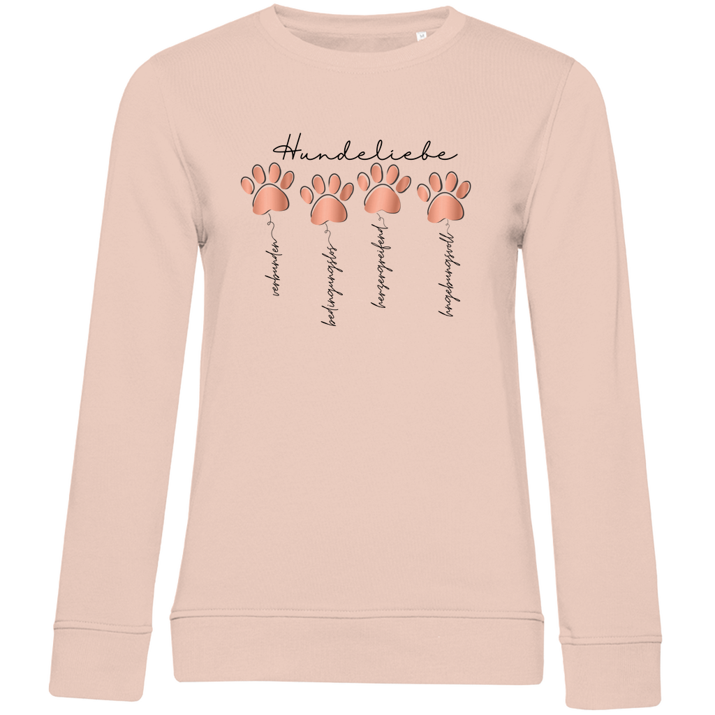 Hundeliebe - Bio-Sweatshirt für Damen