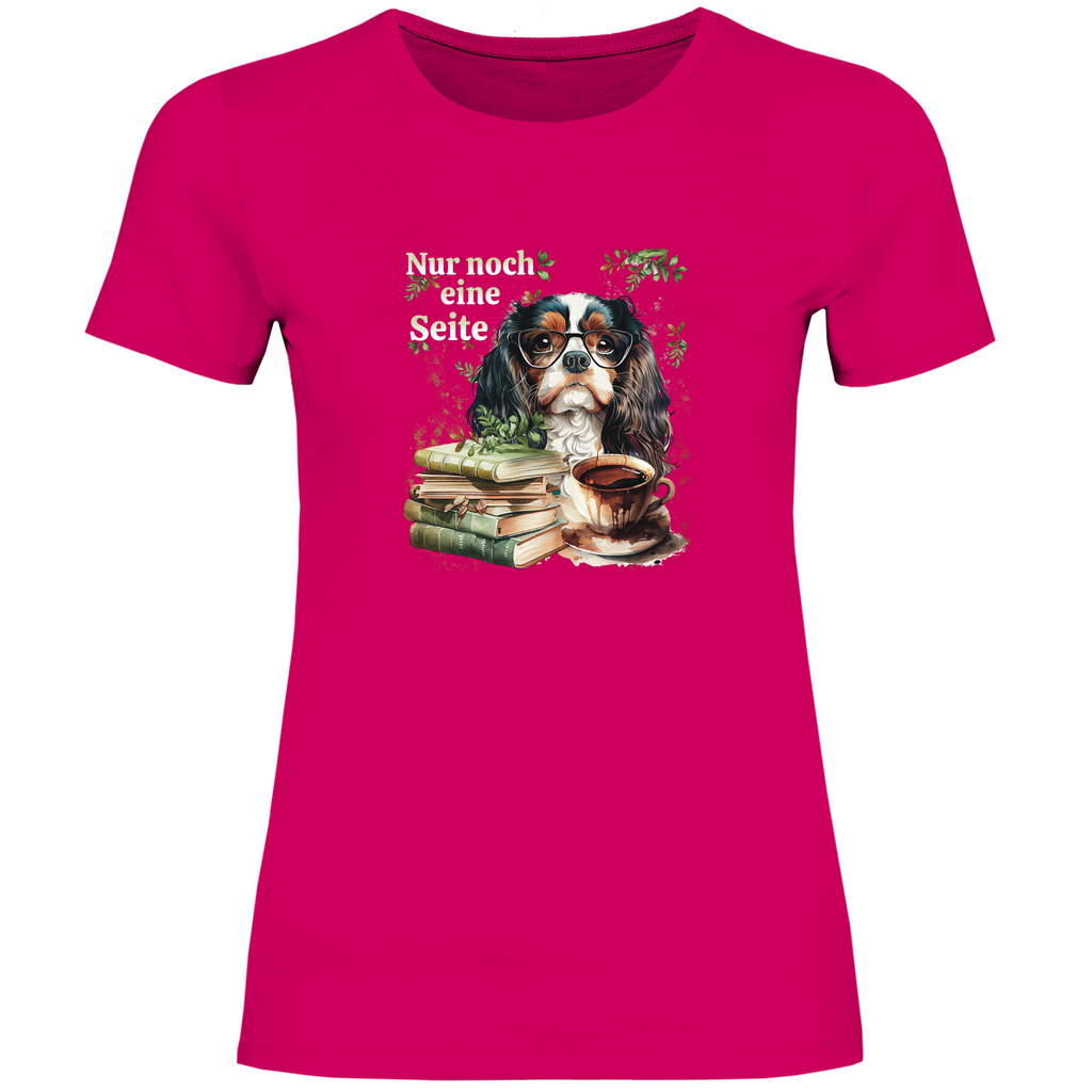 Bücherwurm - T-Shirt für Damen