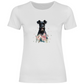 Damen T-Shirt Flower Schnauzer