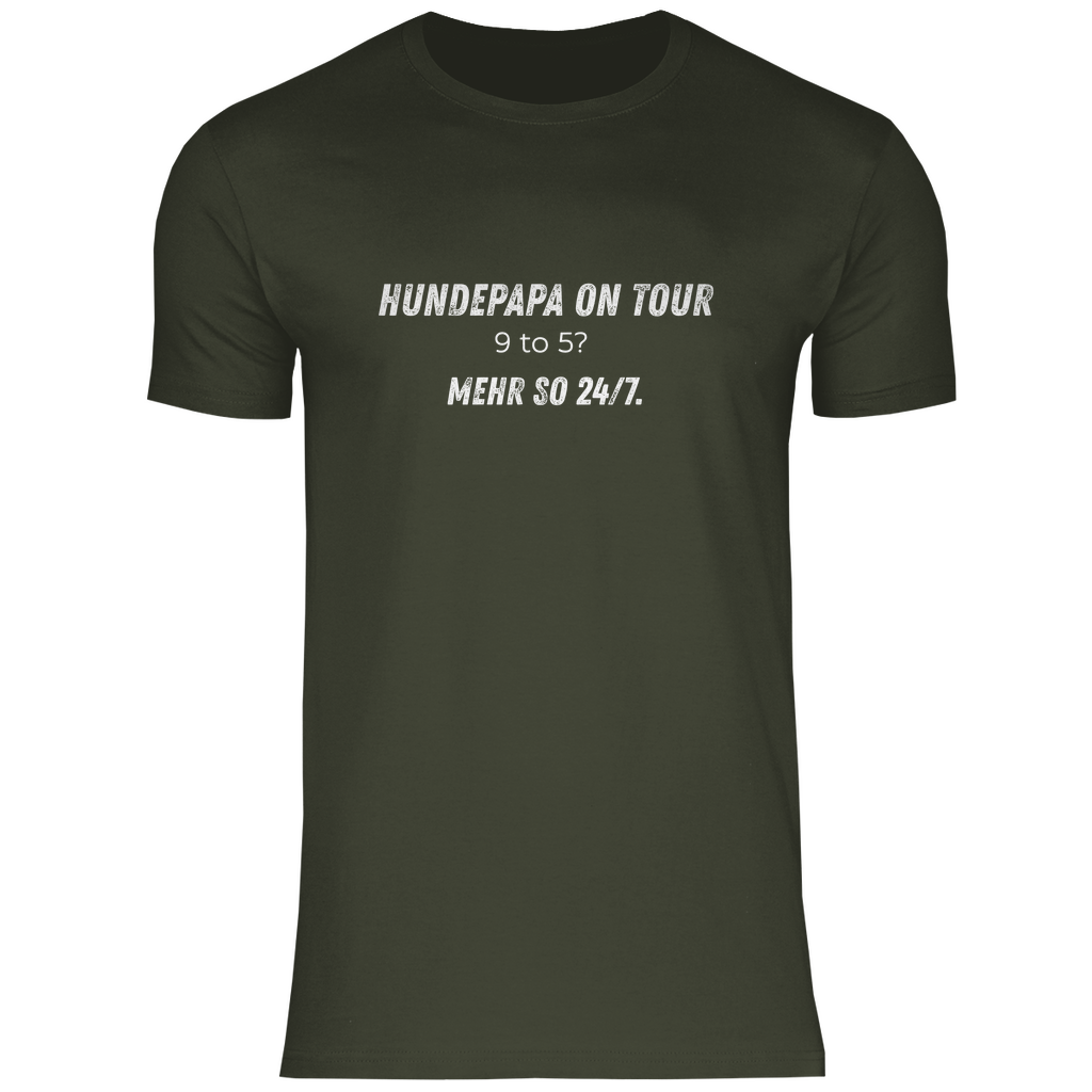 Vollzeit-Hundepapa - T-Shirt für Herren