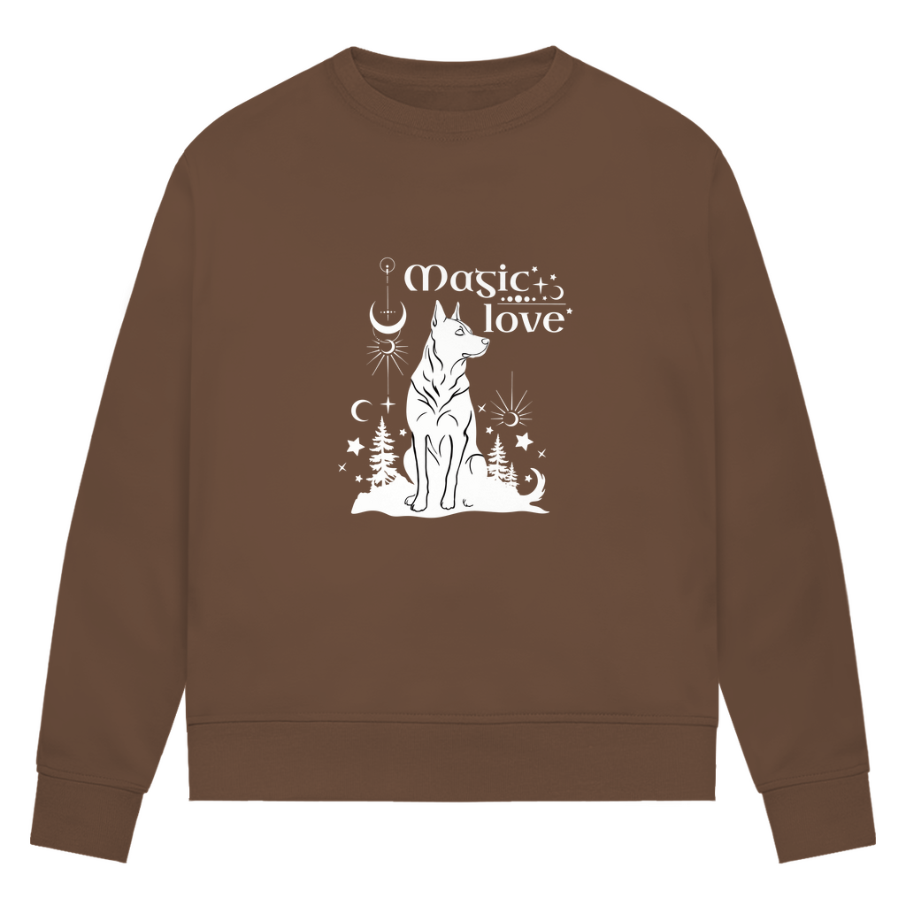 Magic Love -  Bio Sweatshirt für Damen