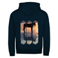 Magic Sunset - Zipper-Hoodie Unisex | Rückendruck